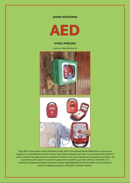 AED OBVESTILO MALA MISLINJA